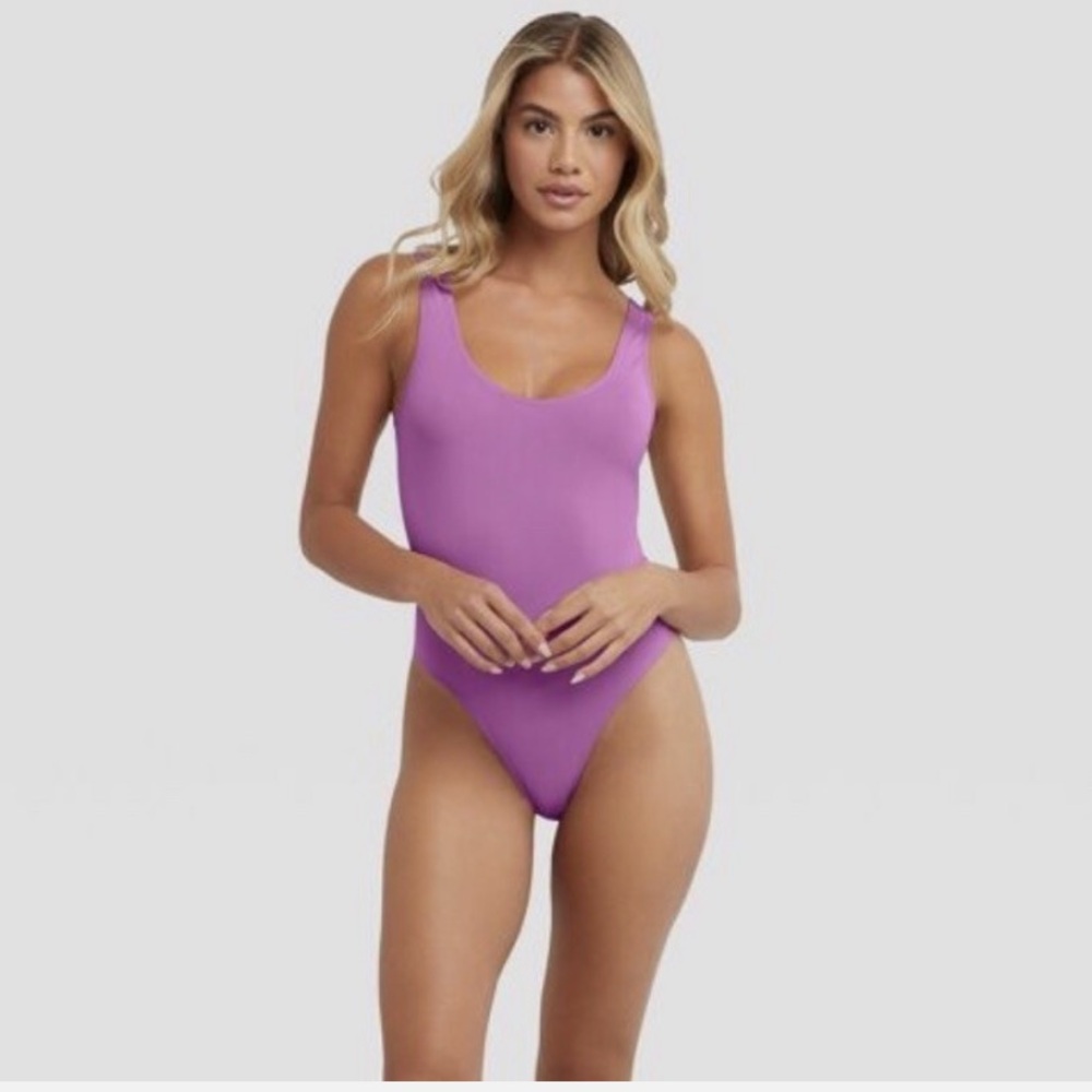 Maidenform Purple Seamless Smoothing Bodysuit